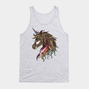 Wonderful colorful unicorn Tank Top